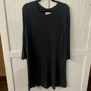 Velvet by Graham & Spencer for Anthropologie Long Sleeve Gray Dress